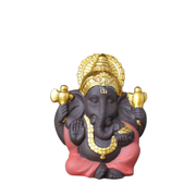 Statue indien éléphant rouge