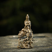 Statue bouddha Dragon Yin