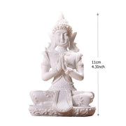 Statue bouddha blanche