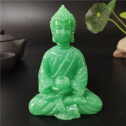 Statue bouddha en jade offrande
