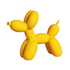 Statue chien ballon jaune