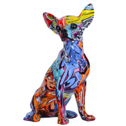 Statue chien créative