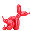 Statue chien moderne rouge