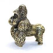 Statue gorille en laiton classique