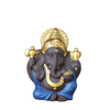 Statue indien éléphant bleu