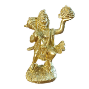 Statue indien singe doré