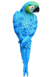 Statue perroquet bleu